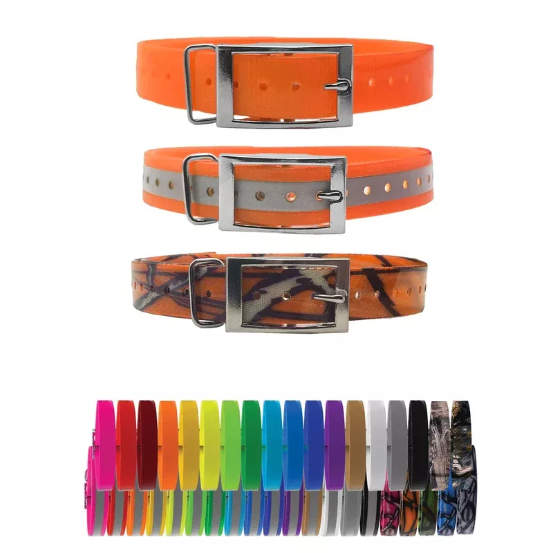 .1″ Premium Replacement Collar Strap for the Garmin Alpha & Astro w/ 1″ slide tag
