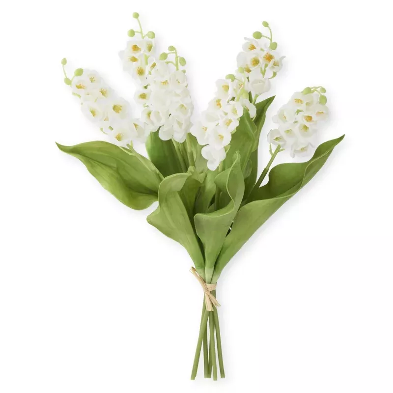 15 Inch Real Touch Lily of The Valley Bundle
