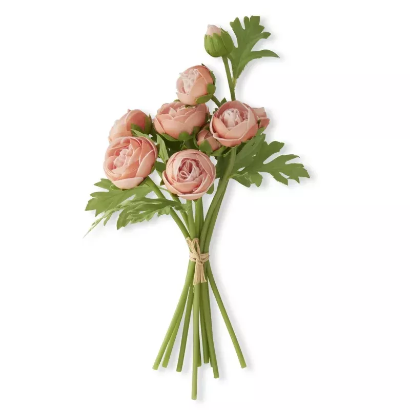 15 Inch Real Touch Ranunculus Bundle