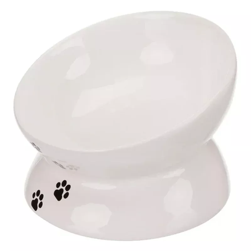 24798 Ceramic bowl, cat, 0.25 l/- 13 cm, white