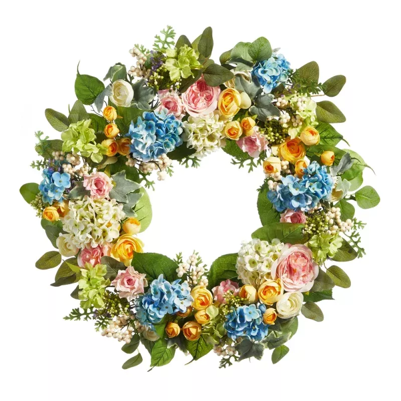 26 Mixed Floral Wreath