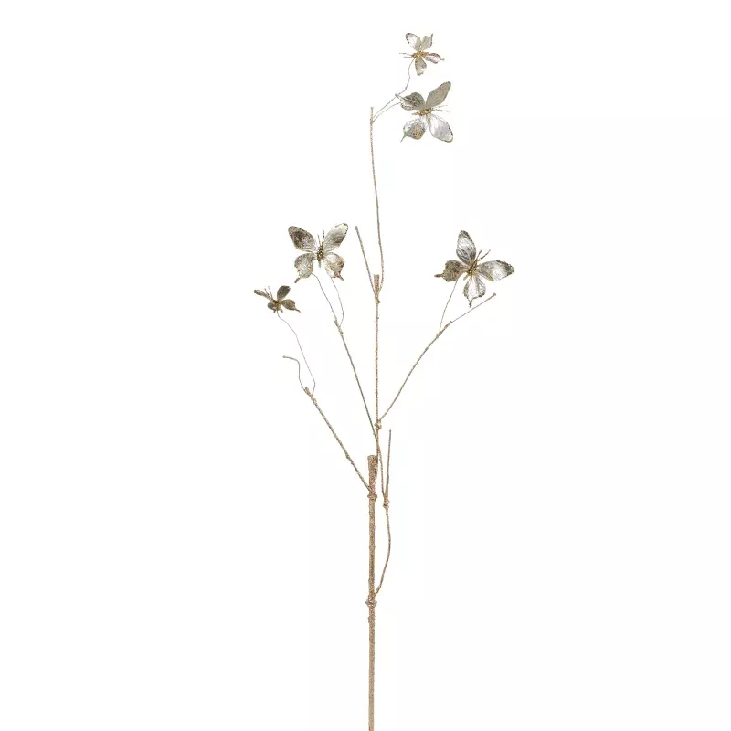 38 Champagne Butterfly Branch