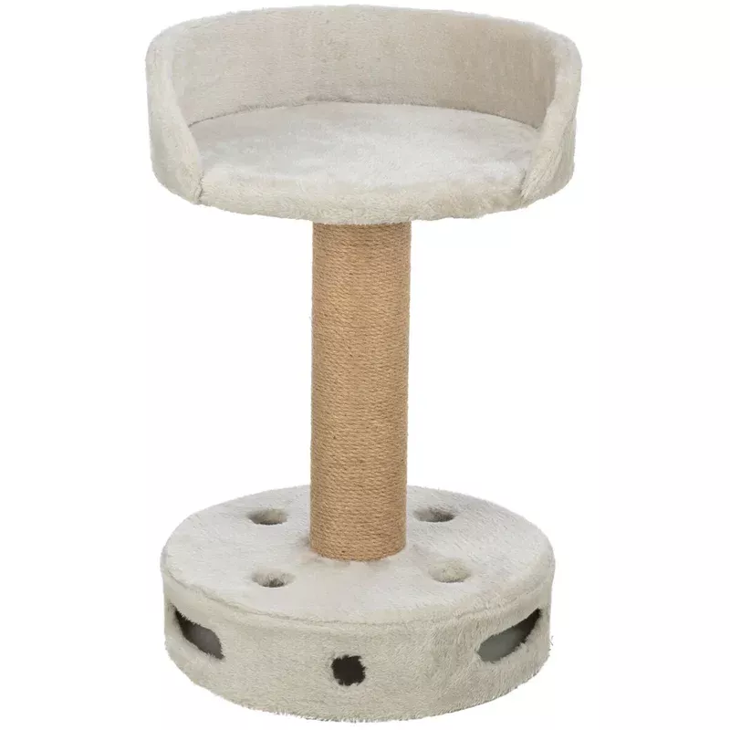 48117 Cat tree with play foot, 54 cm, grey