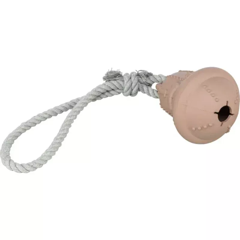 92018 – Xmas Bell With Rope 12/36cm Beige