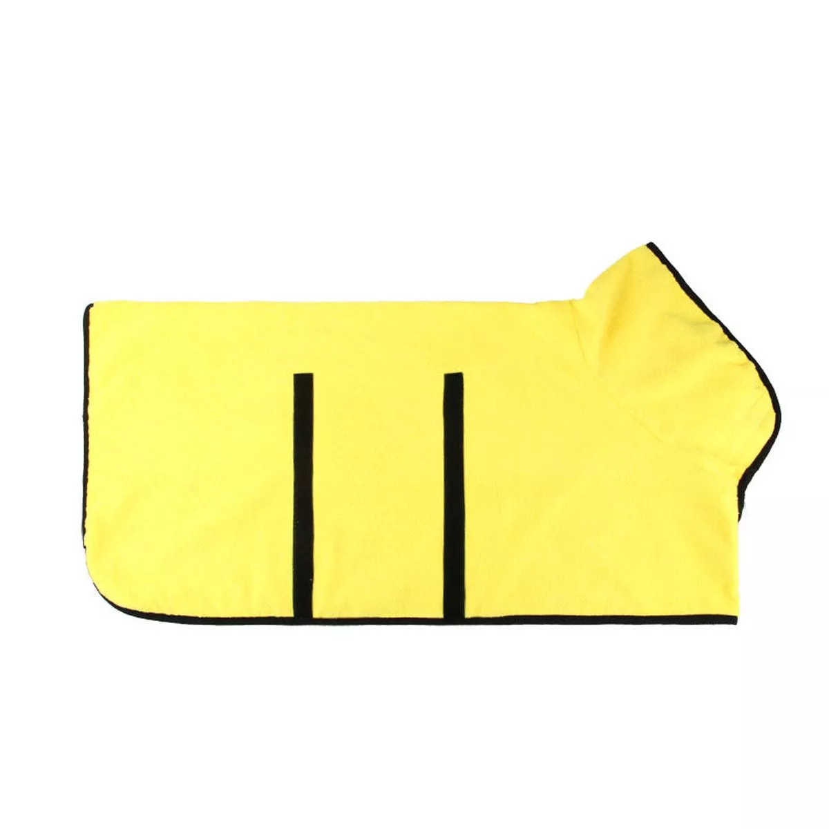 Absorbent Pet Bathrobe With Waist-wrapped Microfiber – Yellow A | L