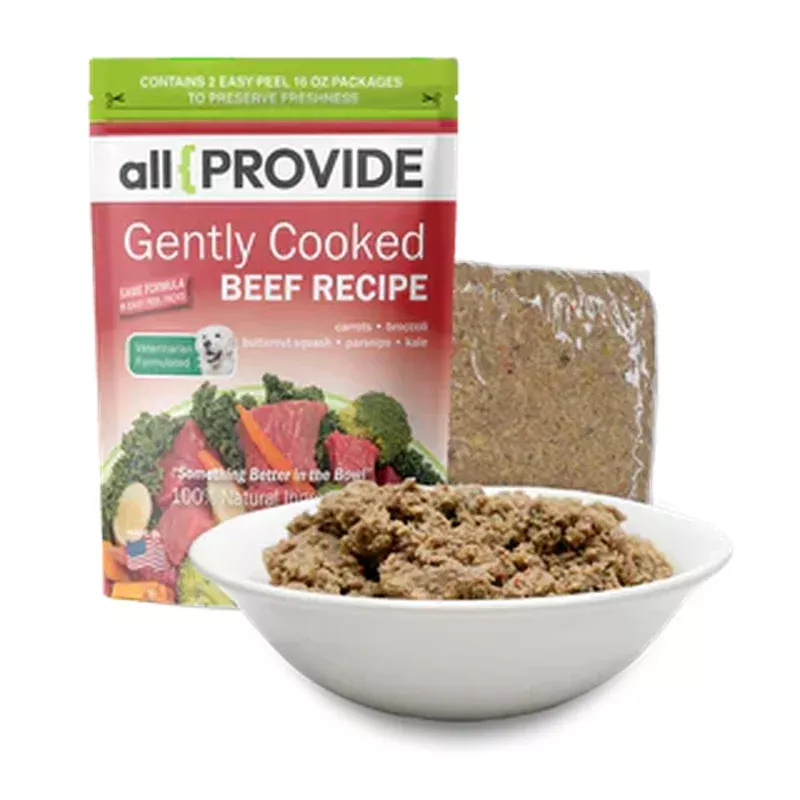 All Provide Dog Gently Cooked Beef – 2lb