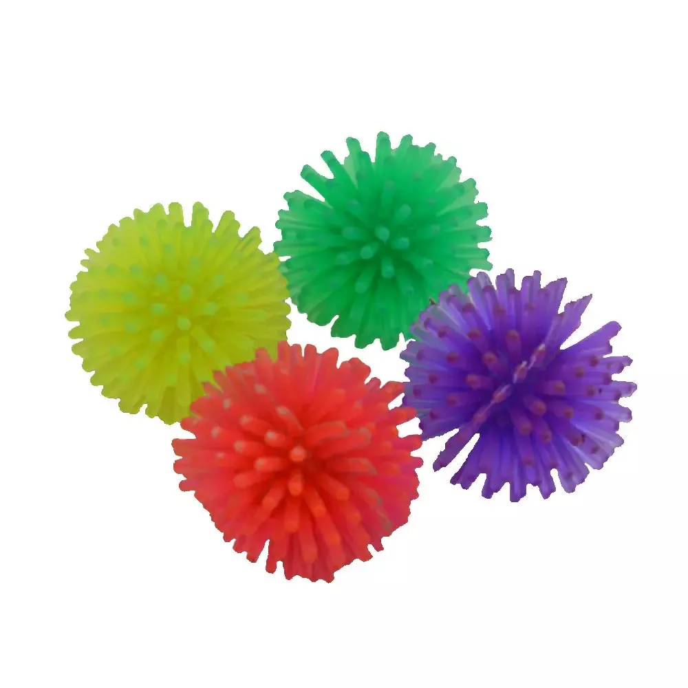 Amazing Pet Squish Ball Cat Toy – 4 Count