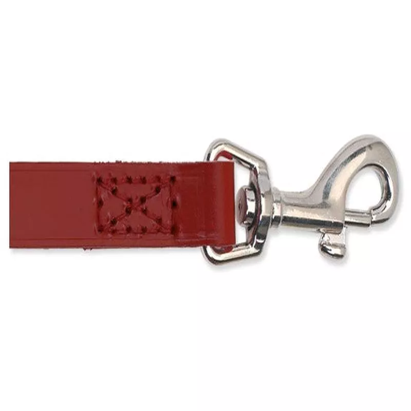 Ancol Lead Red Leather 1/2″x40″ 150820