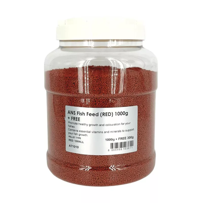 ANS Fish Feed (RED) small 1000g