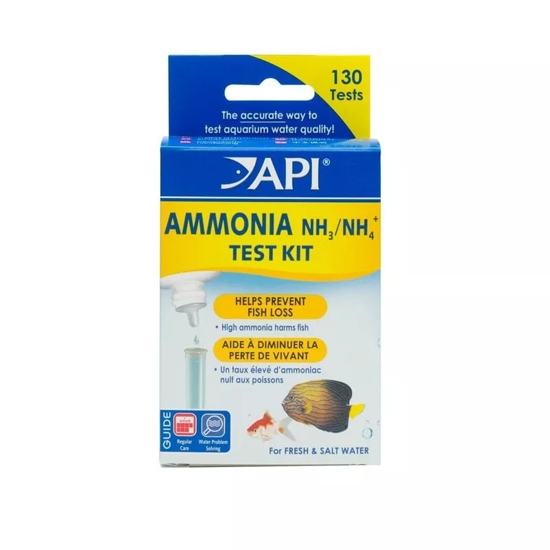 API Test Kit Ammonia Freshwater & Saltwater NH3/NH4