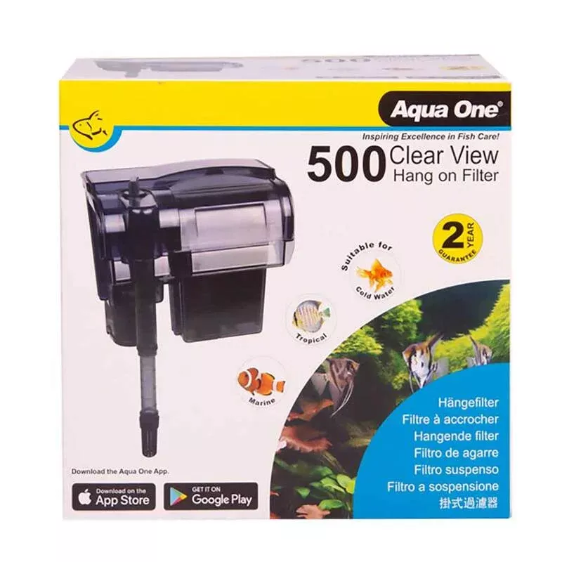 Aqua One Clear View Hang On Filter 500