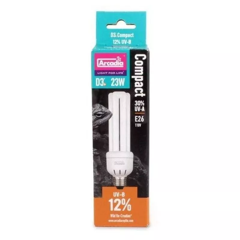 Arcadia 12% D3 Compact Bulb – 23w