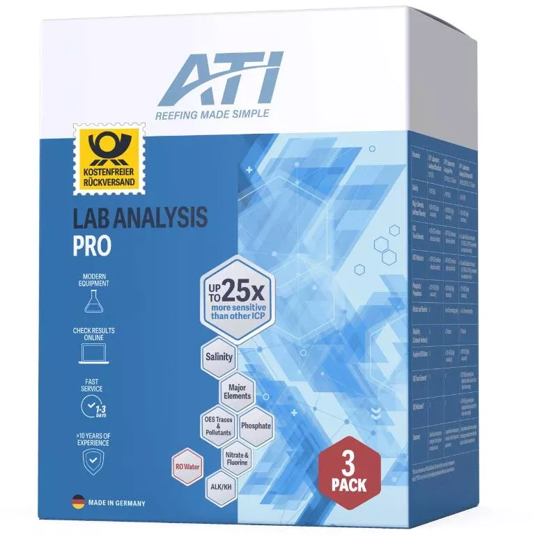 ATI ICP-OES Pro Lab Water Analysis (3-Pack) – With Return Shipping