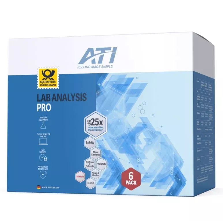 ATI ICP-OES Pro Lab Water Analysis (6-Pack) – With Return Shipping