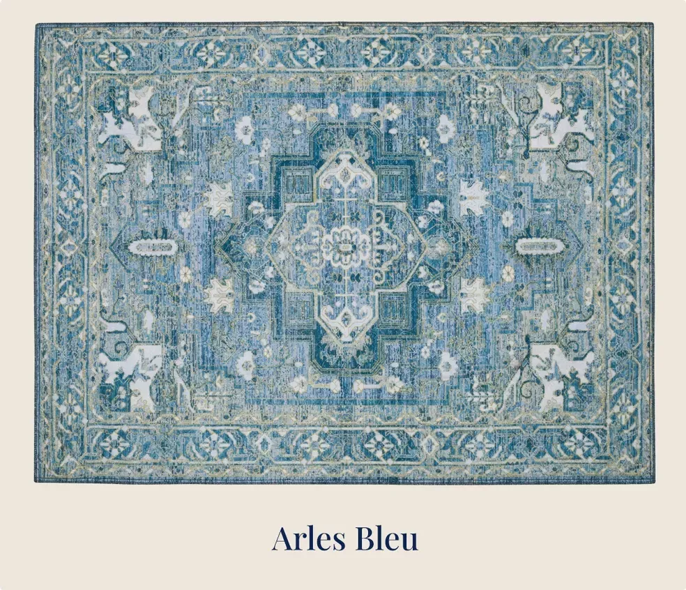 Avalon Pet Mat 36″ x 48″ – Arles Blue