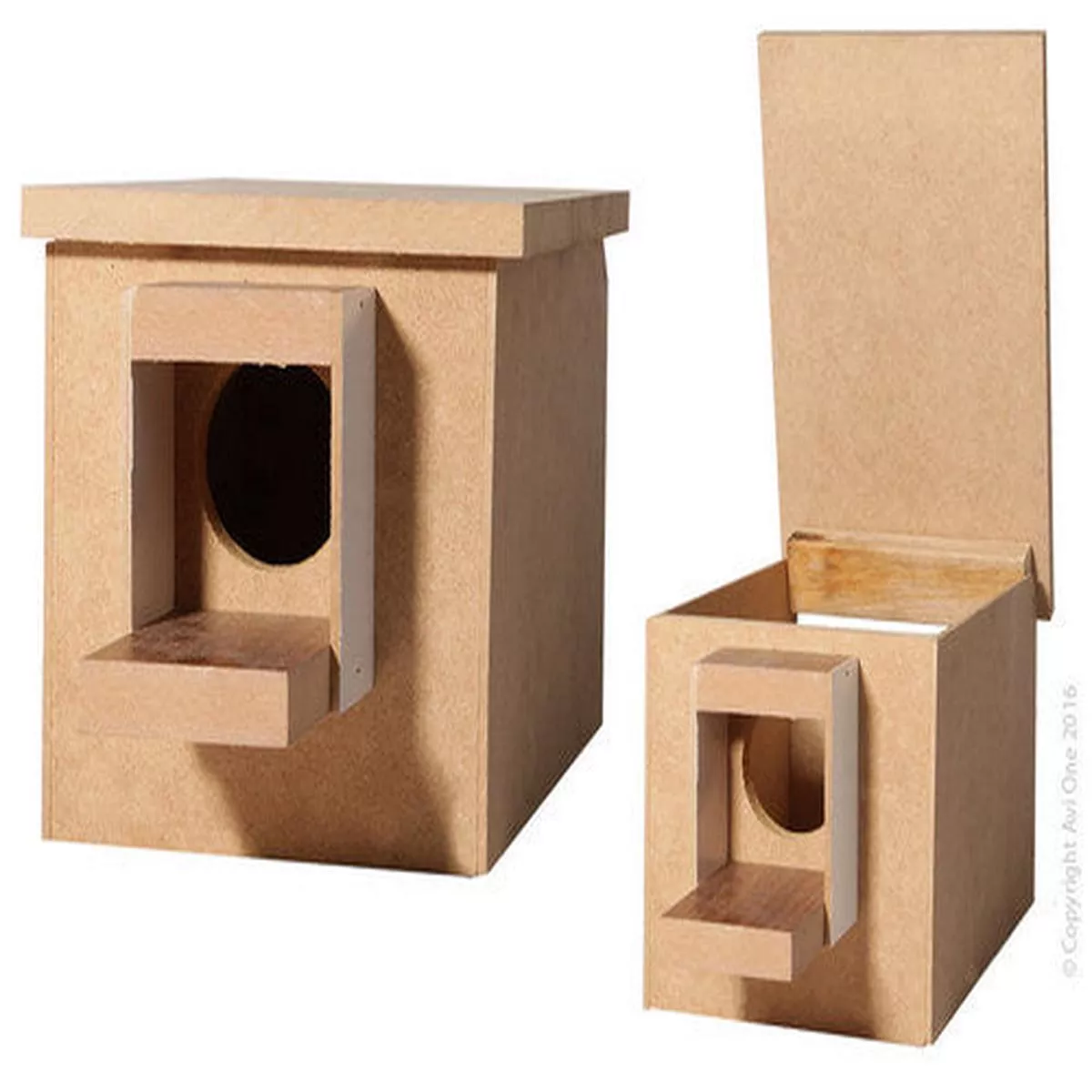AVI ONE NEST BOX WOODEN BUDGIE
