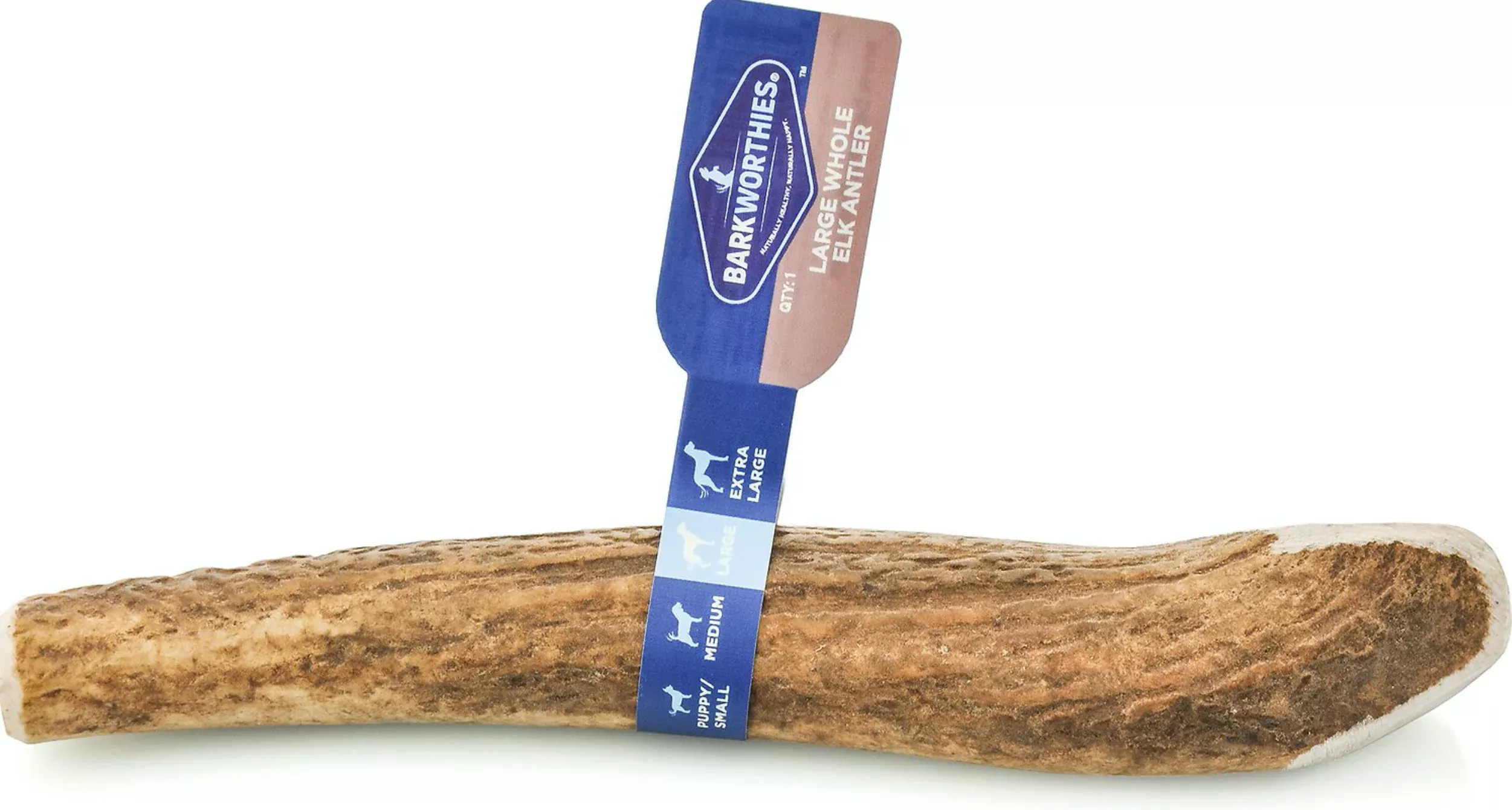 Barkworthies Elk Antler Whole Dog Chew