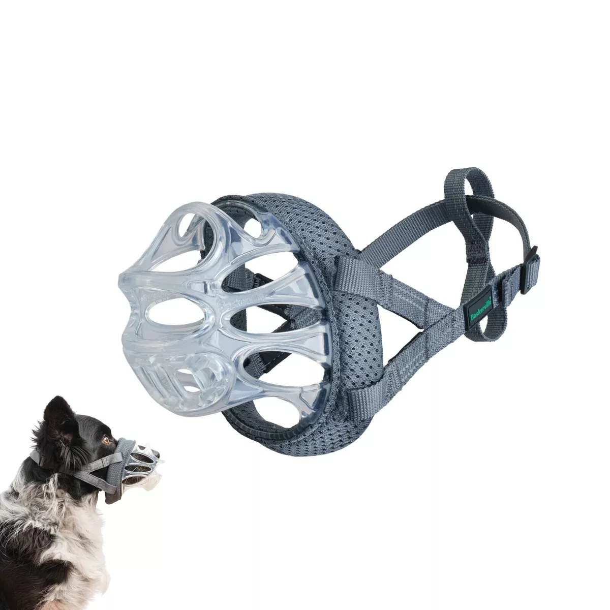Baskerville INVISA Dog Muzzle – Size 6 – Clear