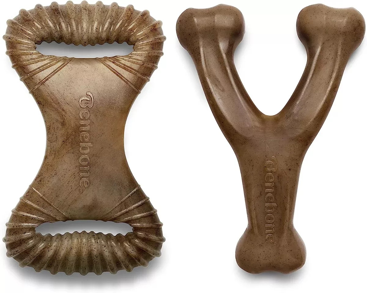 Benebone Dental Chew & Wishbone Bacon Dog Chew