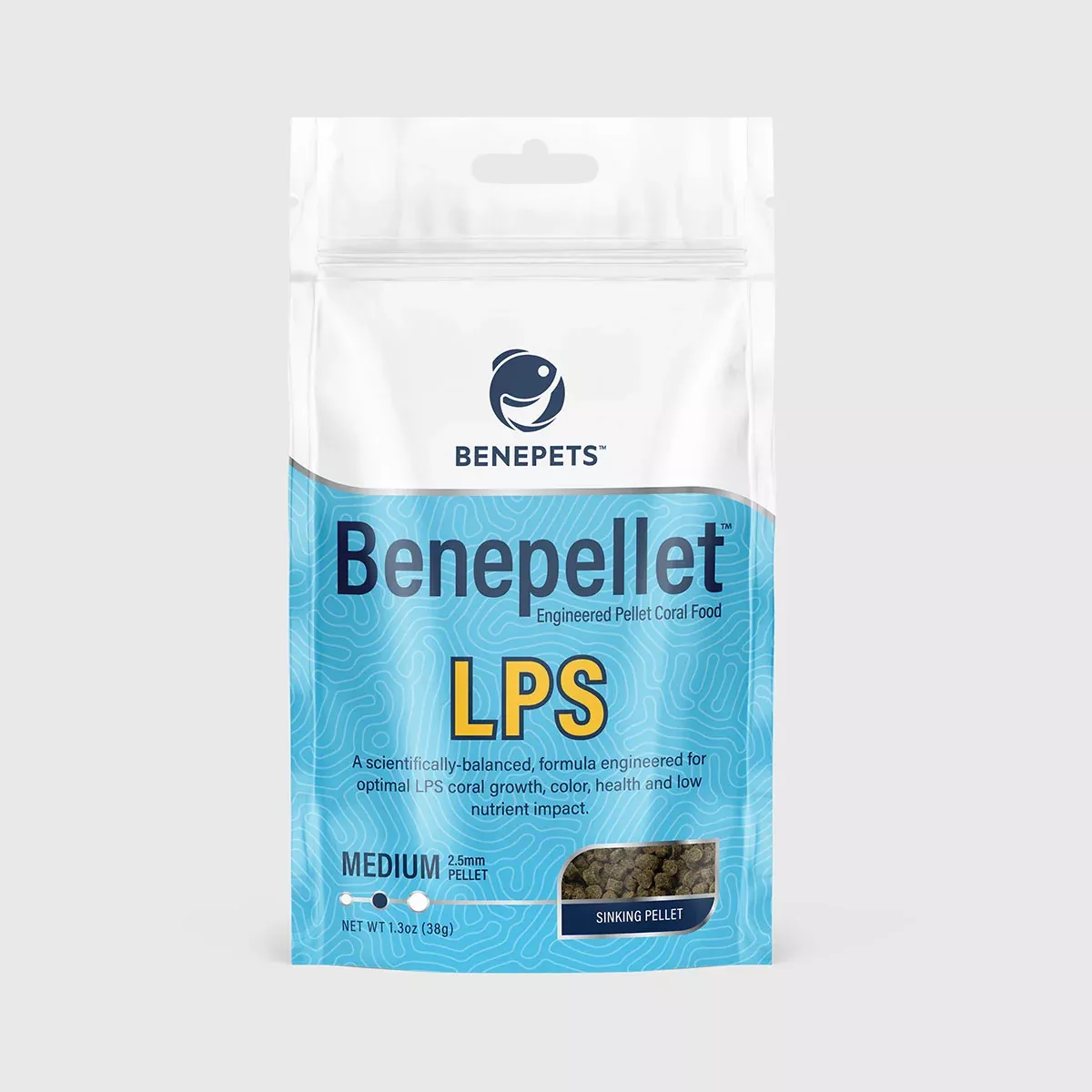 Benepets Benepellet LPS Medium (2.5mm Pellet) – 1.3 oz Pouch