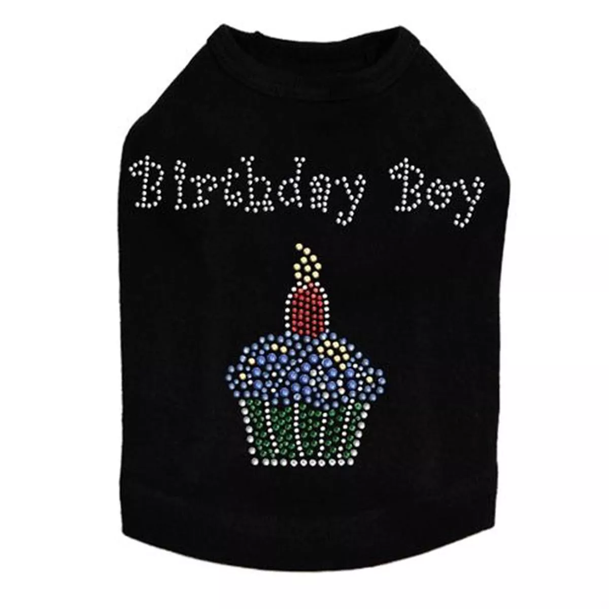 Birthday Boy Rhinestone Tank- Many Colors