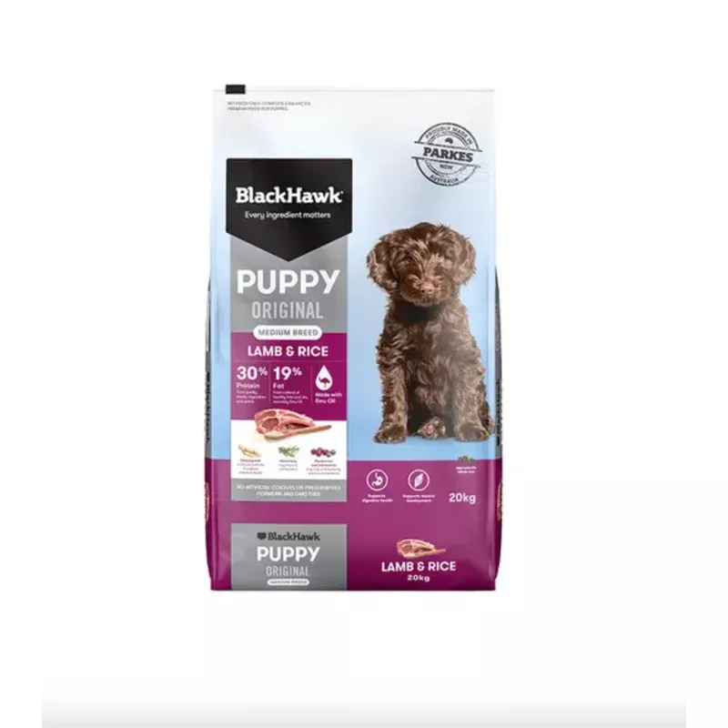 Black Hawk Lamb & Rice Medium Puppy Food