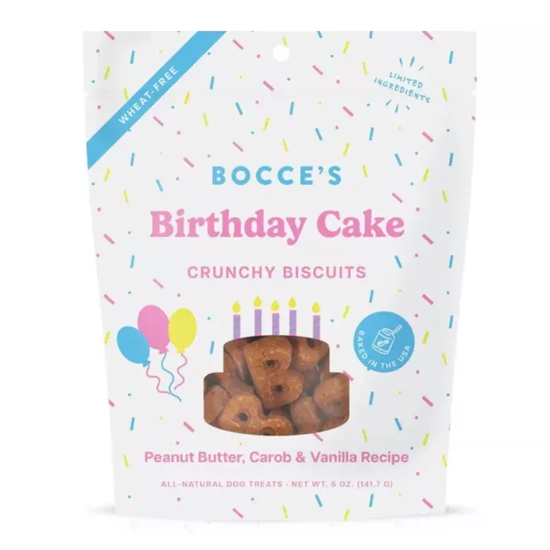 Bocce’s Birthday Cake Treats 5 oz.