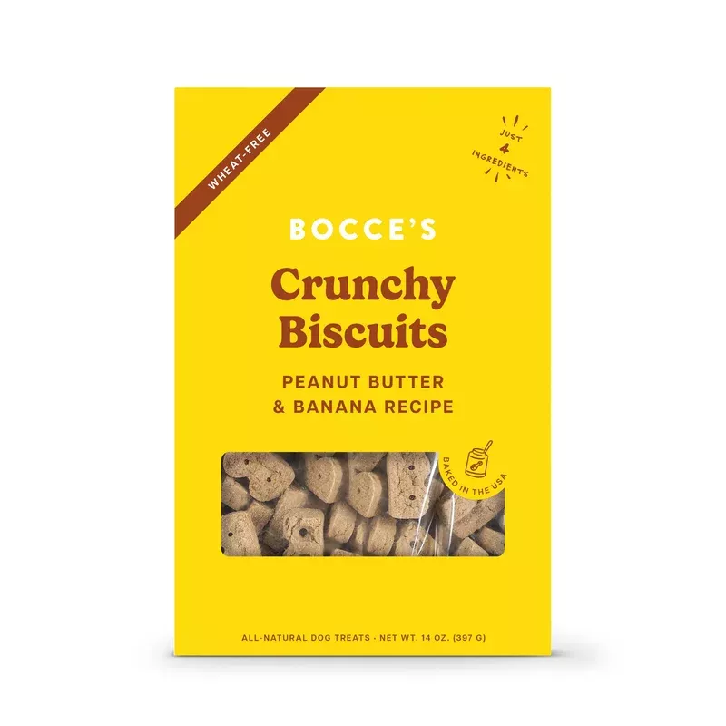 Bocce’s Oven-Baked Biscuits PB & Banana 14 oz.