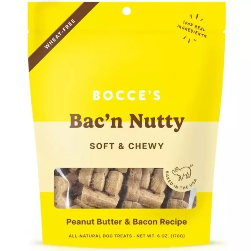 Bocce’s Soft & Chewy Bac’n & Nutty Soft & Chewy 6 oz.