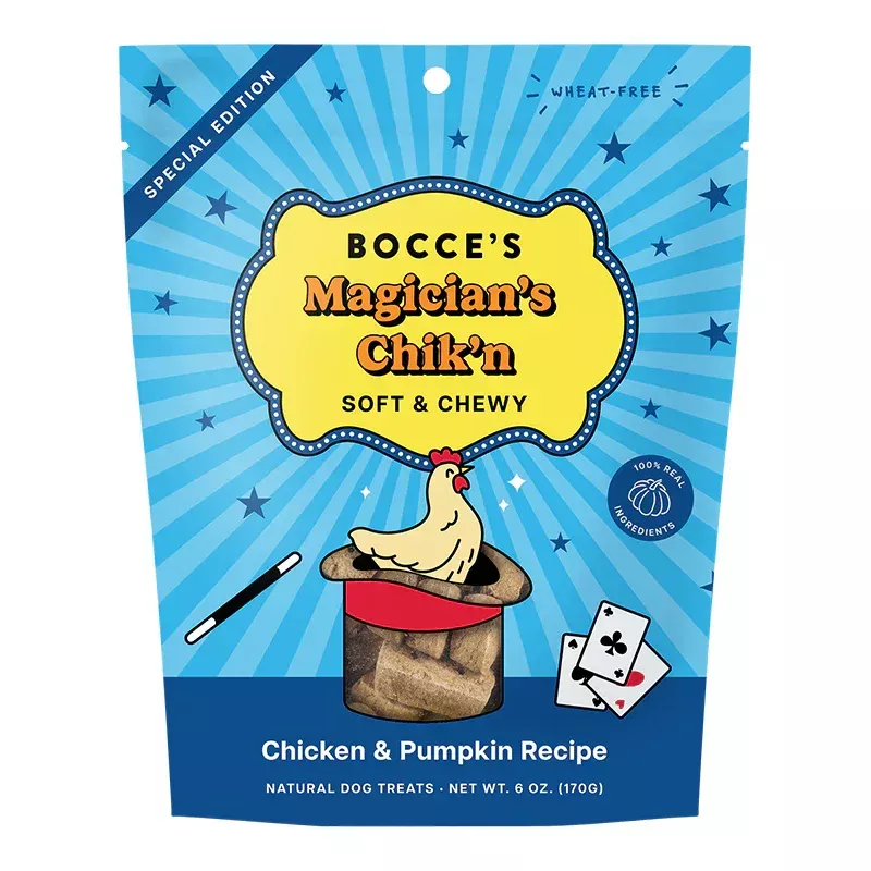 Bocce’s Soft & Chewy Magician’s Chikn 6 oz.