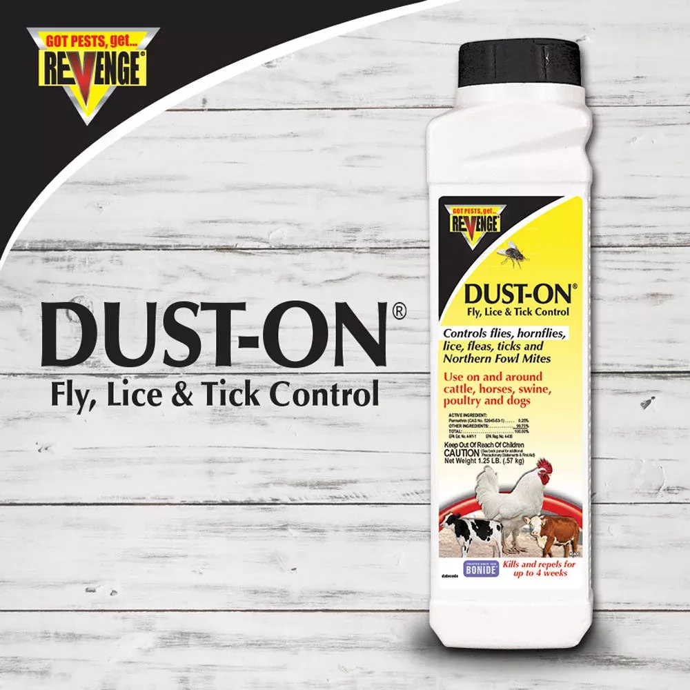 Bonide REVENGE Dust On Fly & Lice Control Dust