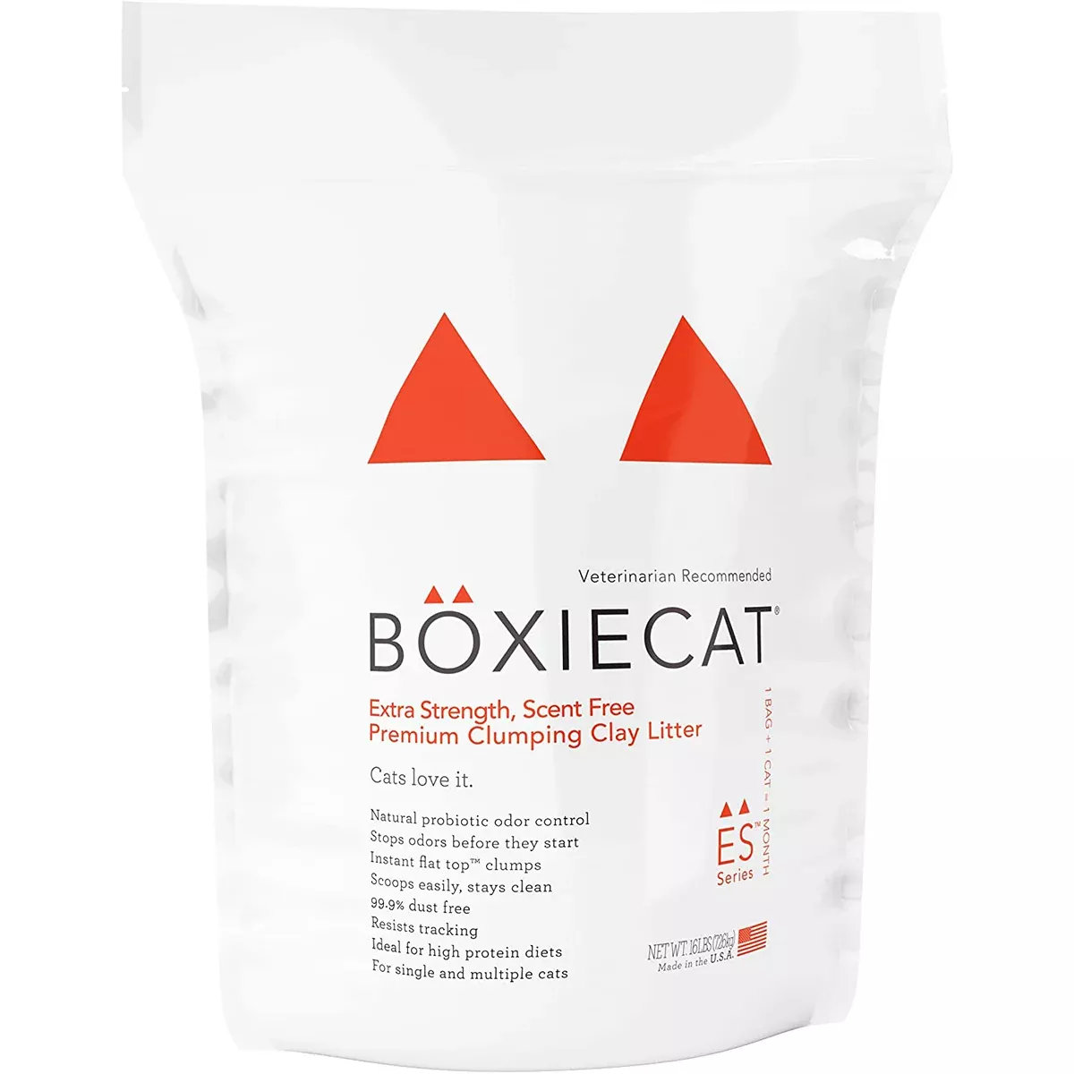 Boxiecat Extra Strength Scent Free Premium Clumping Clay Cat Litter 16lb