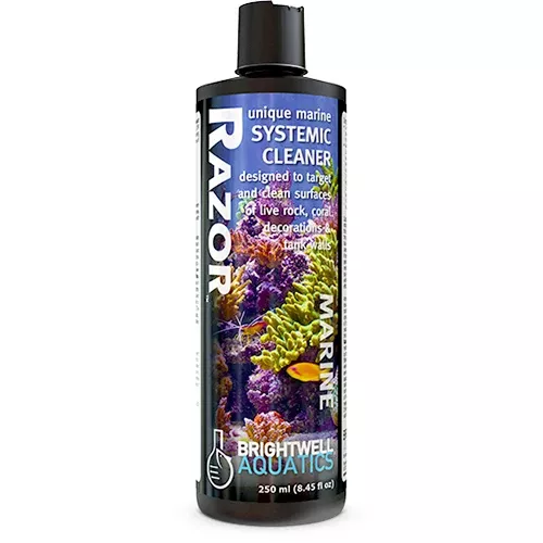 Brightwell Aquatics Razor Marine, Systemic Cleaner, coral safe 250ml