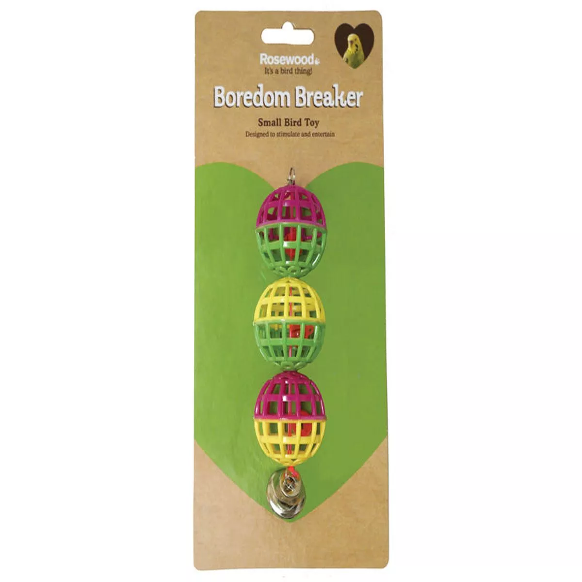 Budgie 3 Latice Ball & Bell