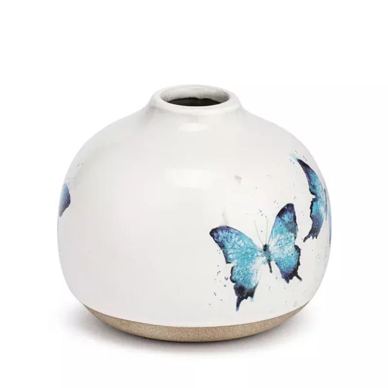 Butterfly Collection – Blue Butterflies Vase