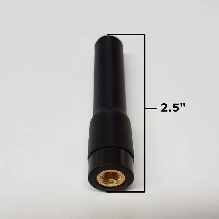 The Buzzard's Roost Shorty Extended Range Antenna Black