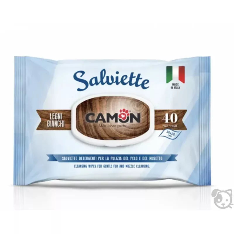 Camon wipes white wood 40pcs