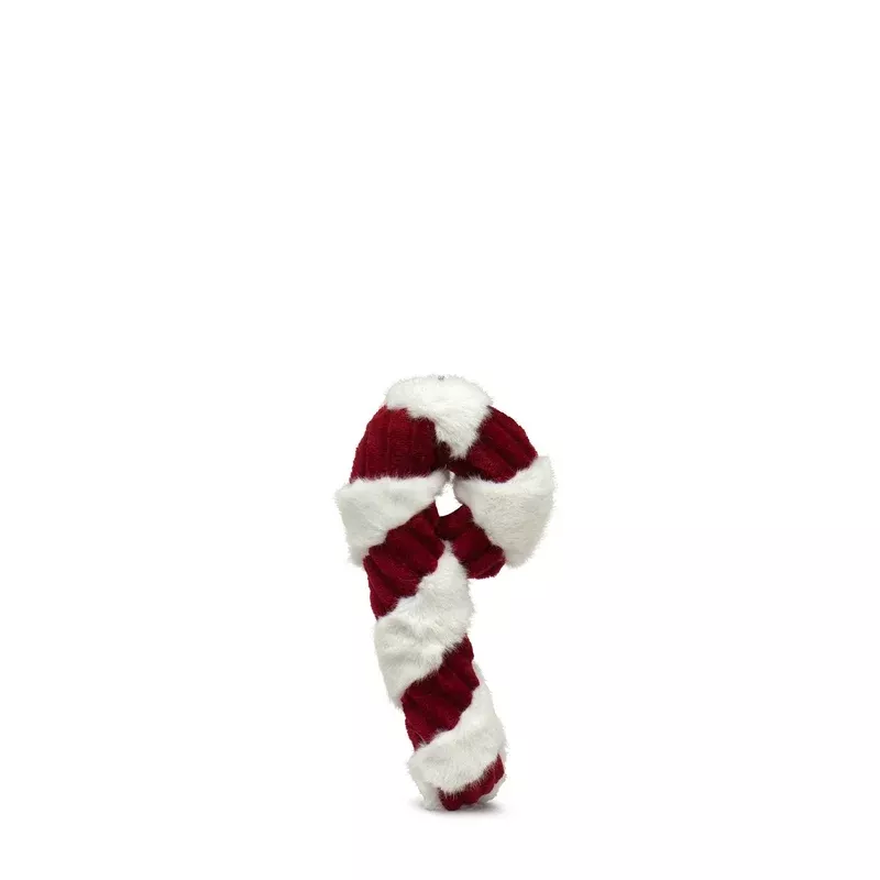 Candy Cane Plush Dog Toy: Large