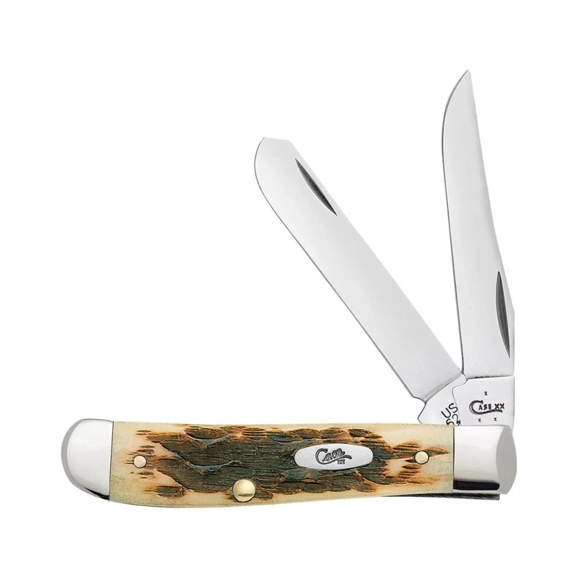 Case Amber Bones SS – Peach Seed Jig Mini Trapper (6207 SS)