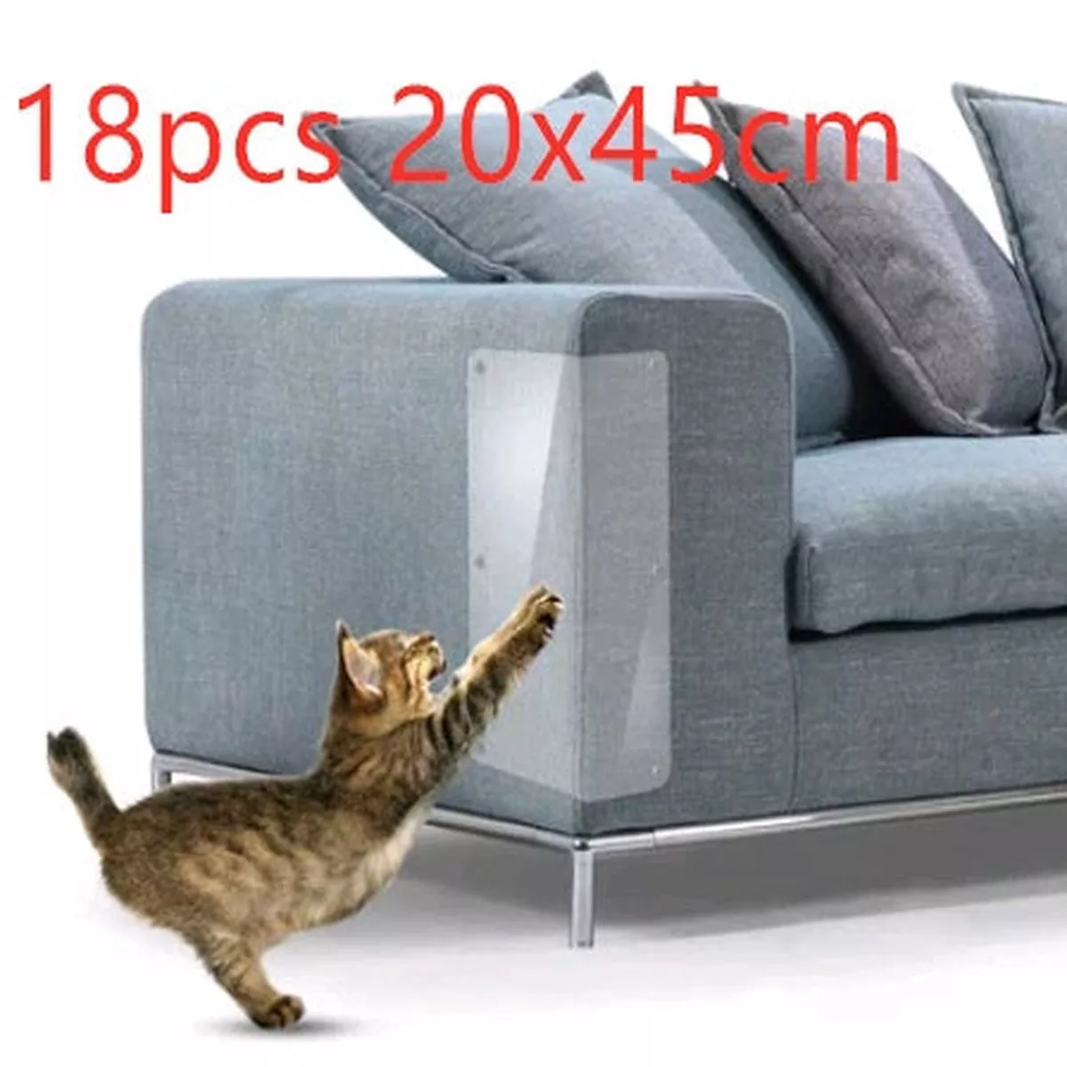Cat Claw Protector Sofa Protect Pads – 18pcs 20x45cm
