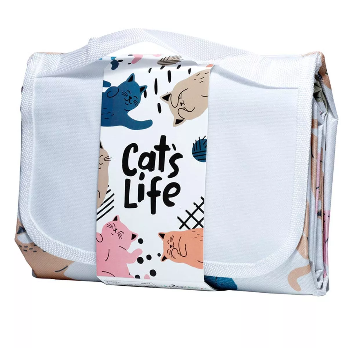 Cat’s Life Picnic Blanket