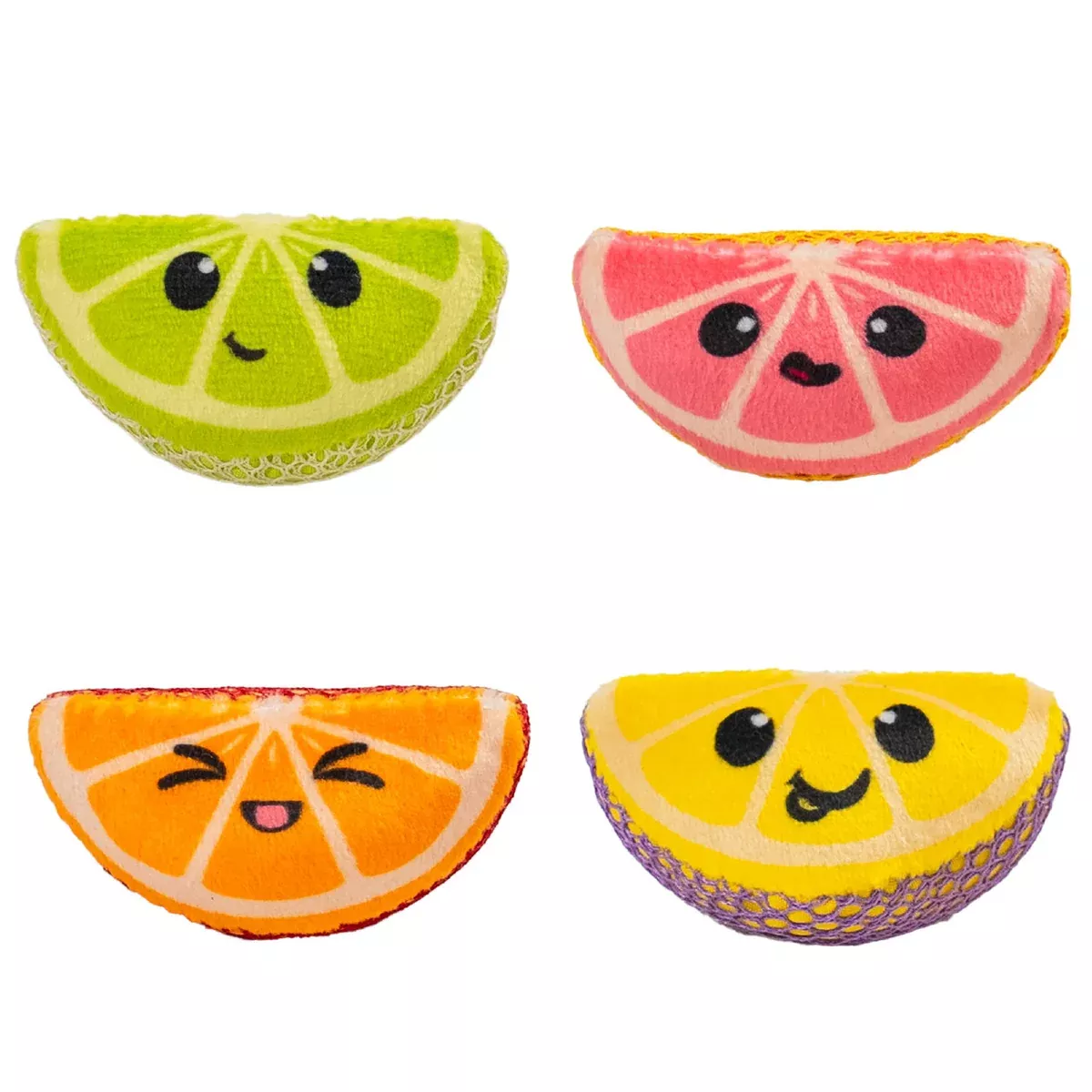 CatstagesFruit Wedges Cat Toys – 4pack