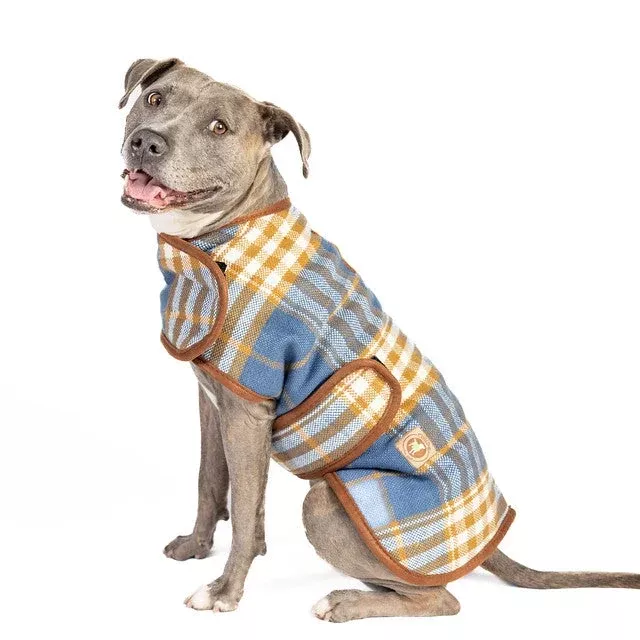 Chilly Dog Blanket Dog Coat – X-Small – Western Plaid