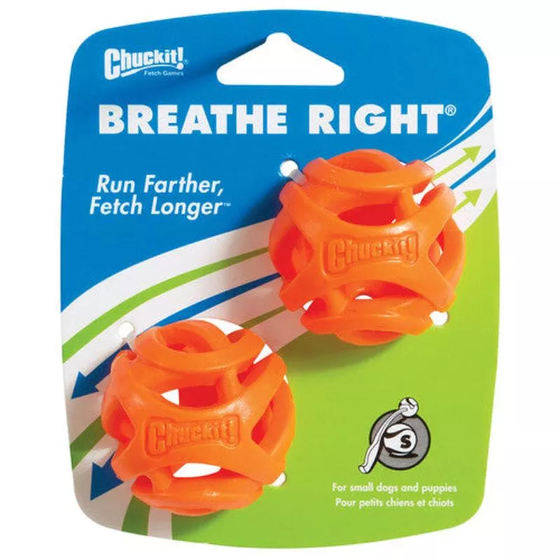 Chuckit! Air Fetch Dog Toy Ball Orange 2pk SM 2″ – Default Title