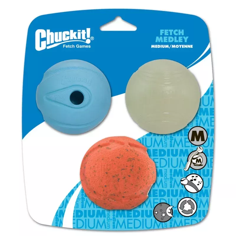 Chuckit Fetch Medley 3 Pack