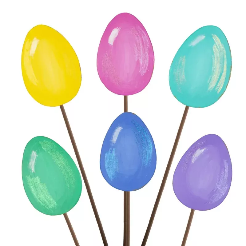 Classic Easter Eggs Medium|Pink&Purple&Yellow&Green&Blue&Turquoise