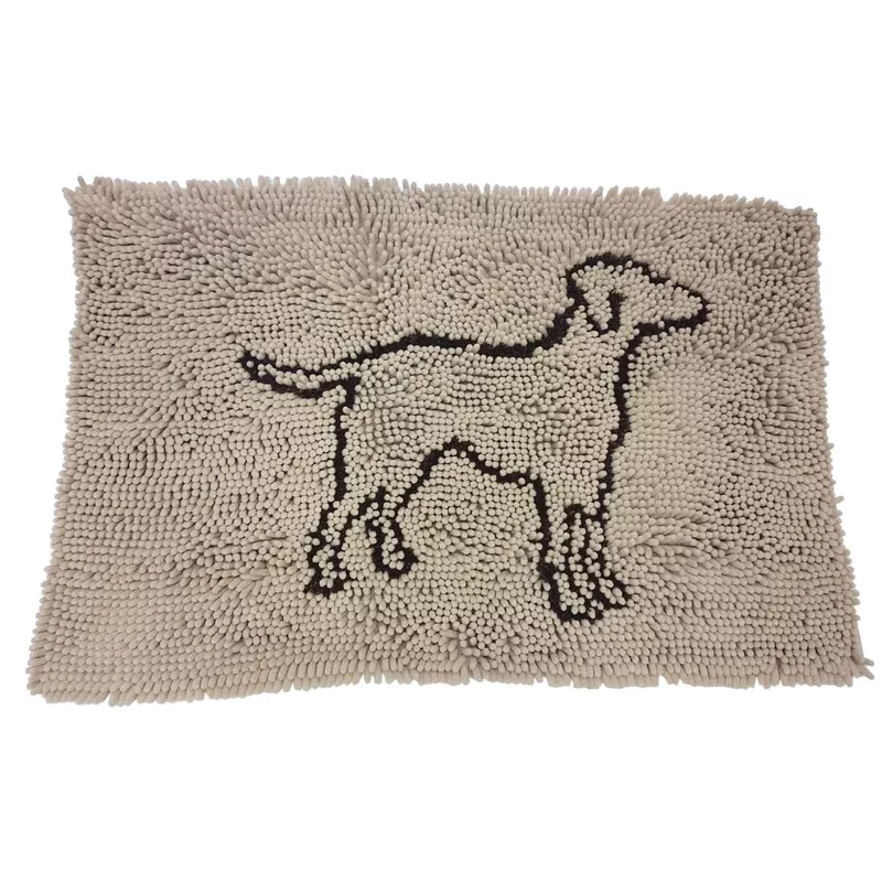 CLEAN PAWS MAT TAN 35 X 24
