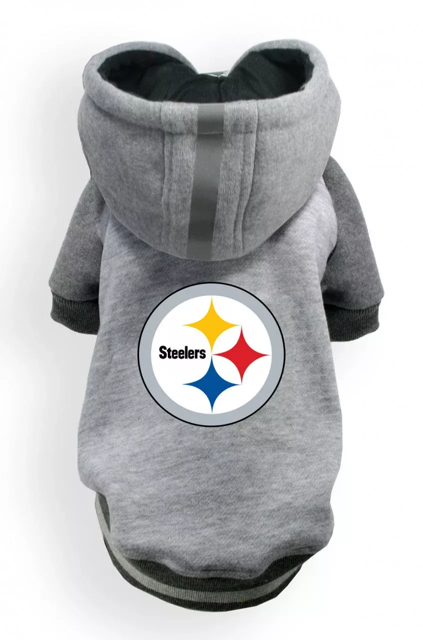 [Clearance 20%] NFL Team Pet Hoodie – Pittsburgh Steelers