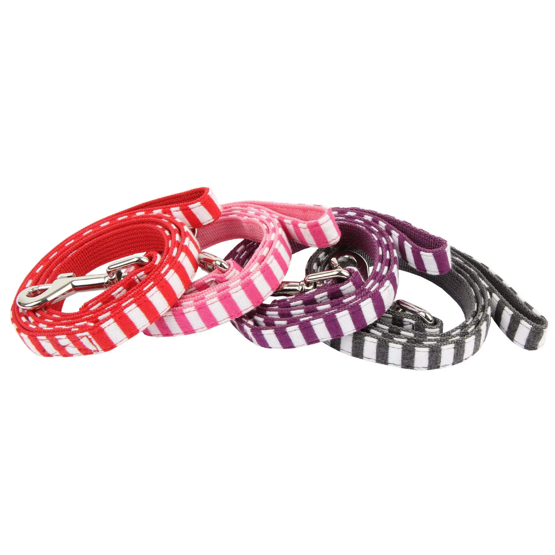 [Clearance 30%] Puppia White Stripe Leash