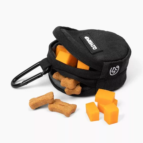 Cleverpup Snackpack Double Insulated Dog Treat Pouch – Graphite